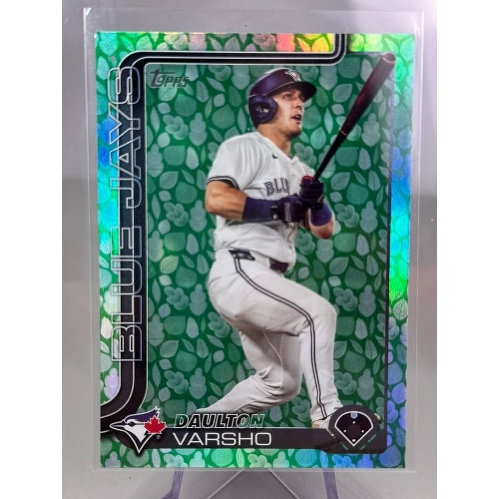 2025 Topps Series 1 Daulton Varsho Easter Holiday Foil Parallel #119 Blue Jays